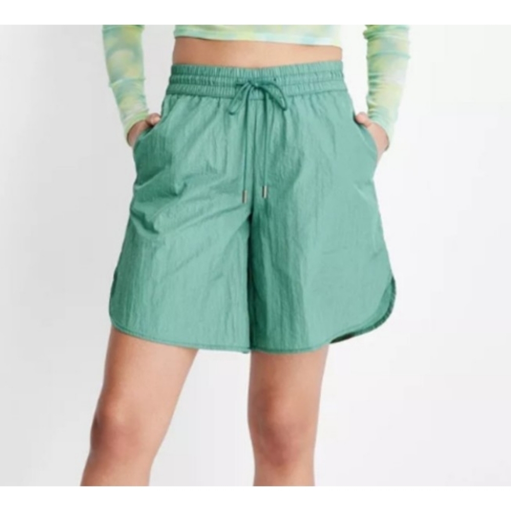 Future Collective Dolphin Windbreaker Shorts Dark Teal Size XXL